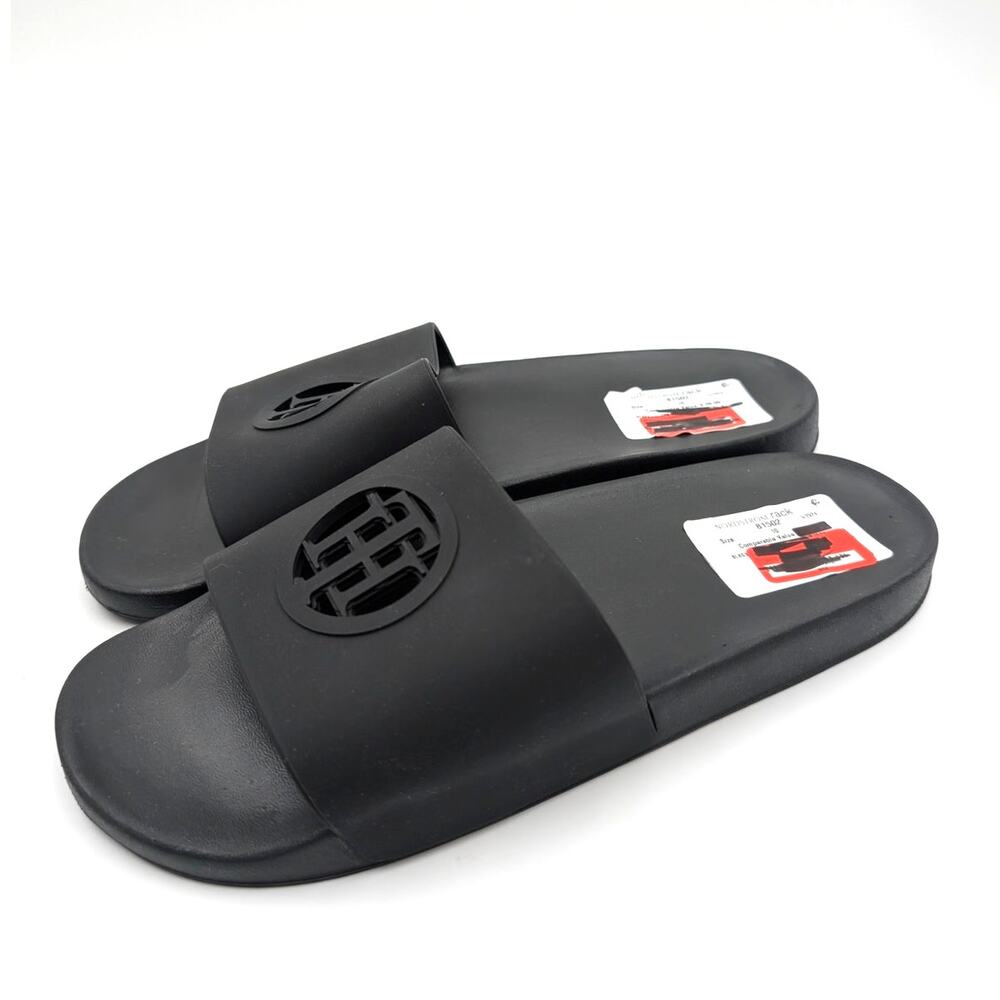 Tommy Hilfiger Dannya-X Comfort Slides Sandals Women's Black Size US10M EU41